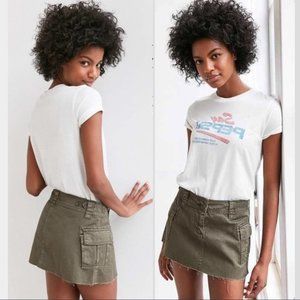 Urban Outfitters BDG Cargo Micro Mini Skirt Size 8